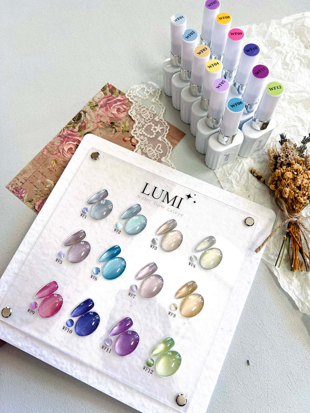 LUMI WATER DROP CATEYE 12 COLOR