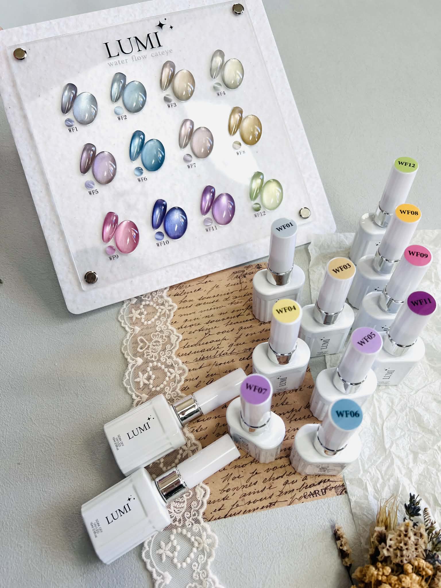 LUMI WATER DROP CATEYE 12 COLOR